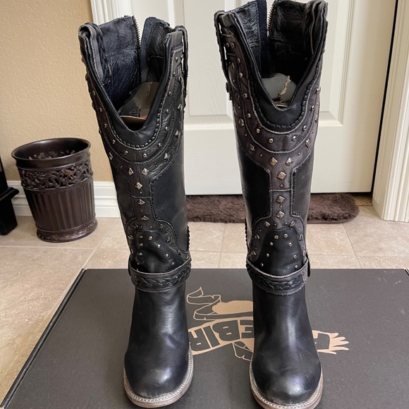 Freebird CORMAC Black Boots NIB Size 8 - Picture 8 of 14